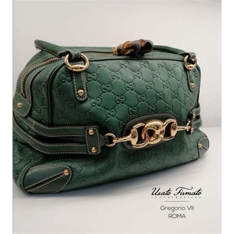 borse gucci striscia verde|Gucci borse.